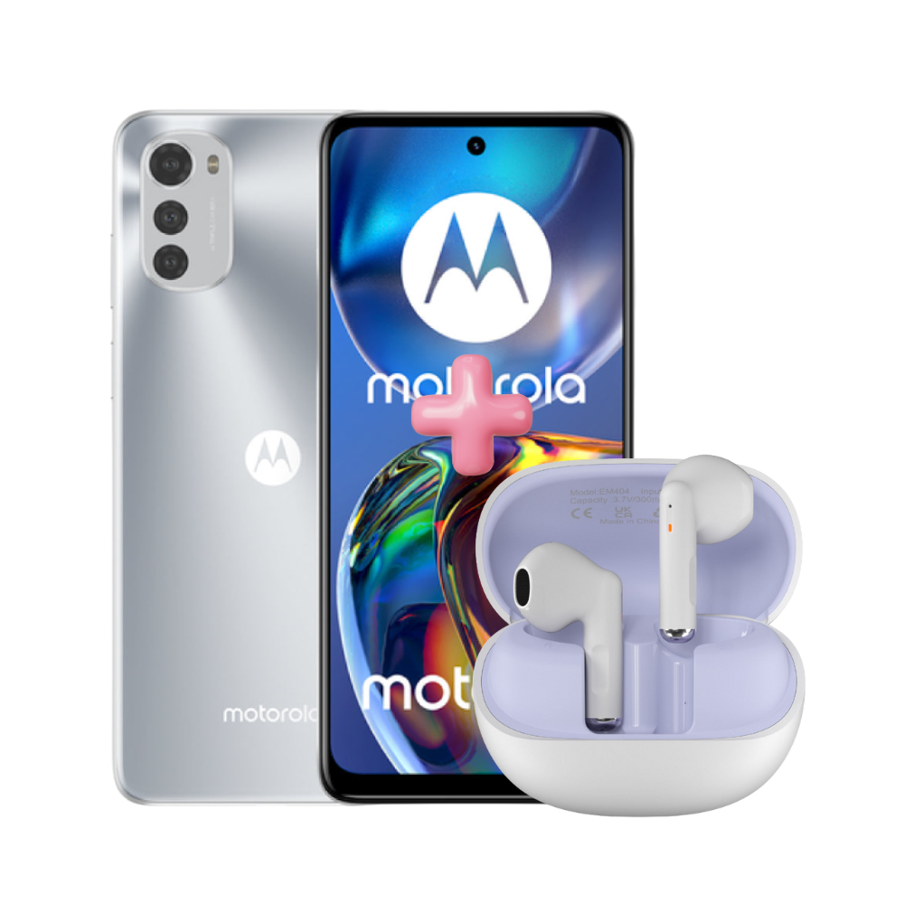 Combo Motorola 4G E32 |XT2227-1 + Devia Audífono TWS M7