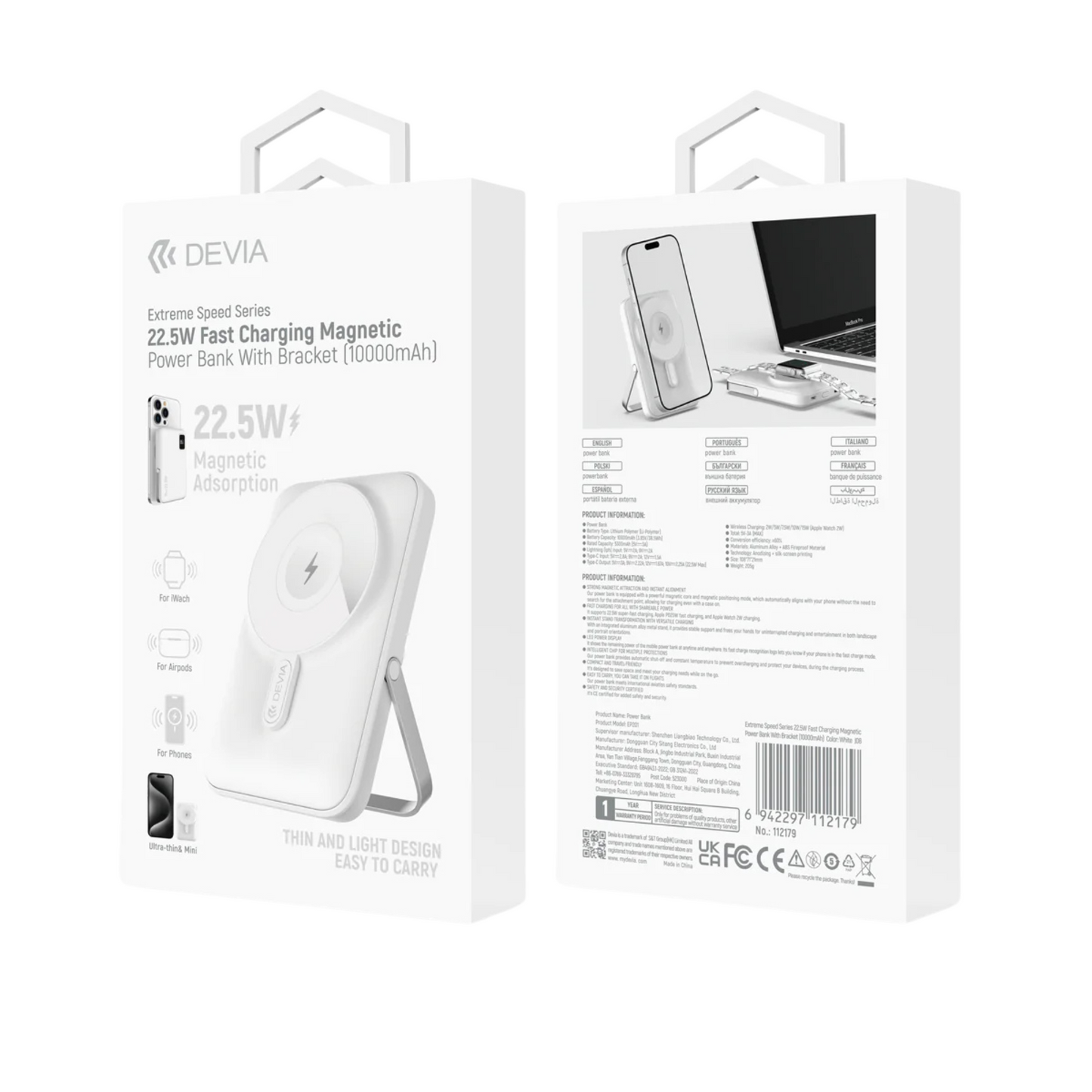 Bateria Devia 10K22.5W 3 En 1 W-A