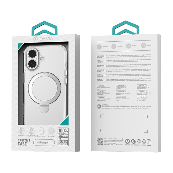 Devia Funda Mag iPhone 17 Brack