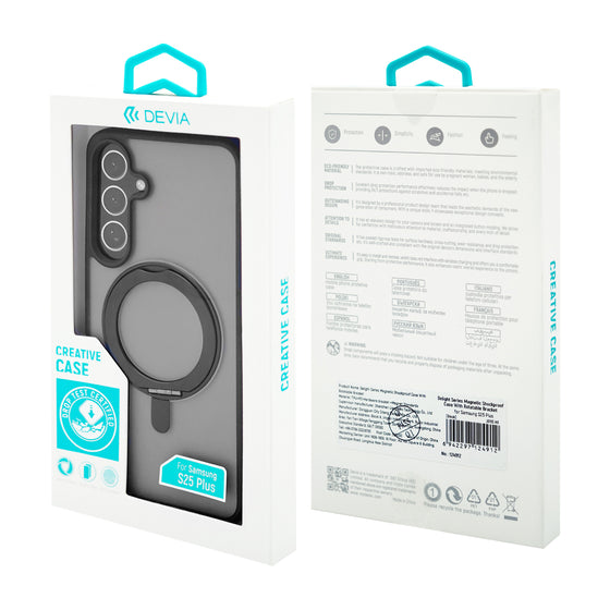 Devia Funda S25 Plus Delight Series Magnético Con Soporte Giratorio