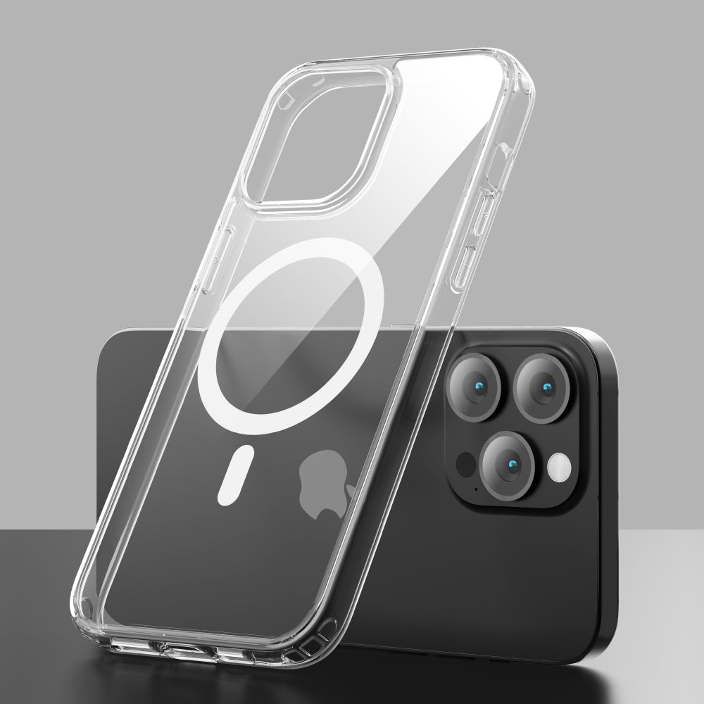 Devia Funda Pure Magnetic para iPhone 15 Pro Clear – Celular Express