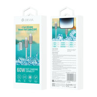 Devia cable Woven Fast C-C (Tejido) 60 W 1.5 M