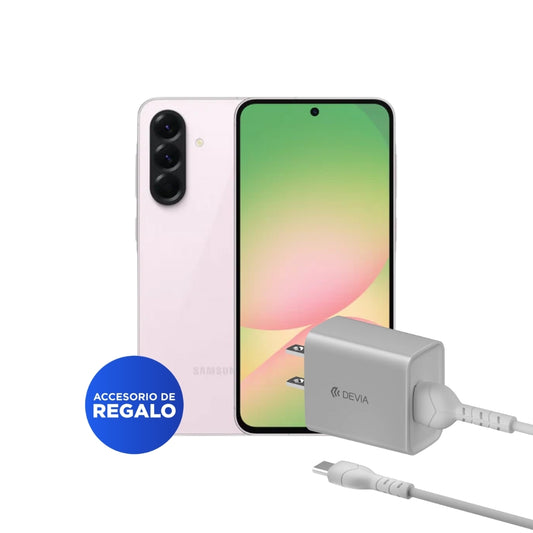 Samsung A56 5G + Cargador Devia USB a Tipo C