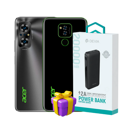 Acer AX61 + Acer A60L + Devia Batería Portátil 20k mAh