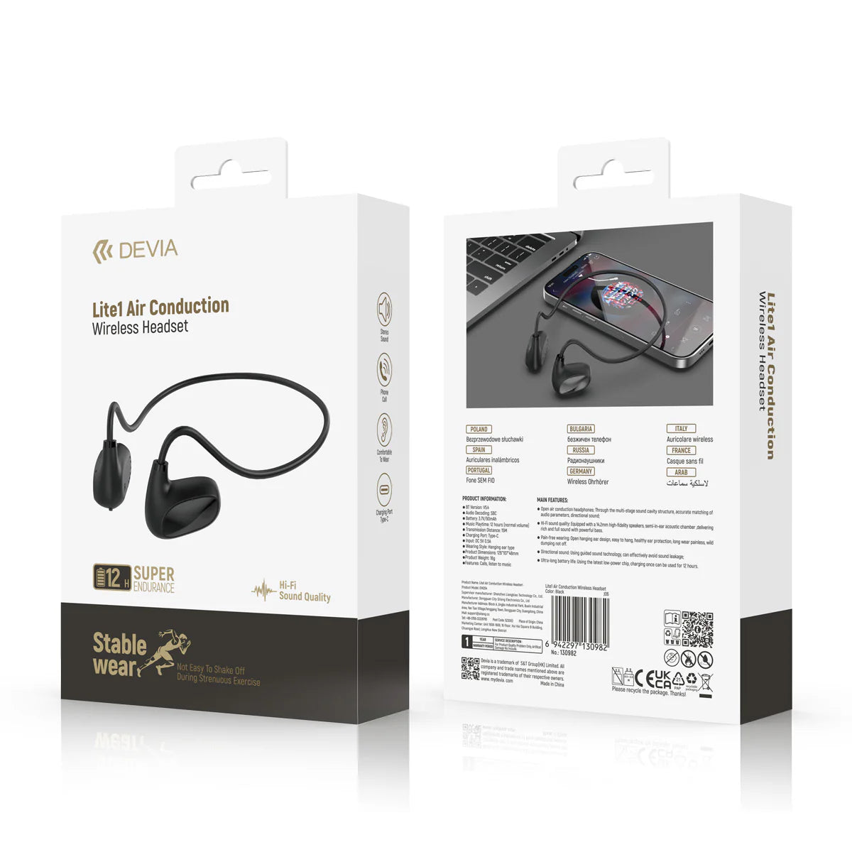 Bateria Devia Portatil 10K Mah W-Ch