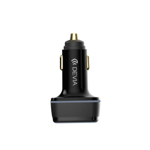 Devia Cargador de Auto carga rápida 115W USB+2T-C