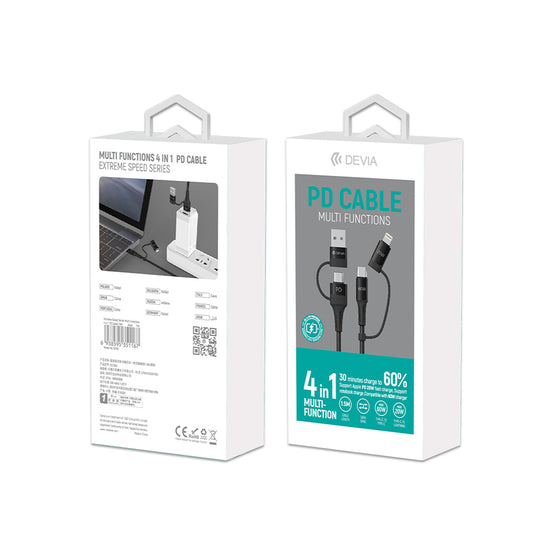 Devia Cable Multifunción 4 en 1