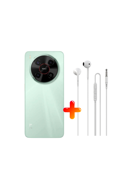 ZTE V70 Max + Audífonos Devia Alámbricos Kintone Series A3 (3.5mm) | Z2467