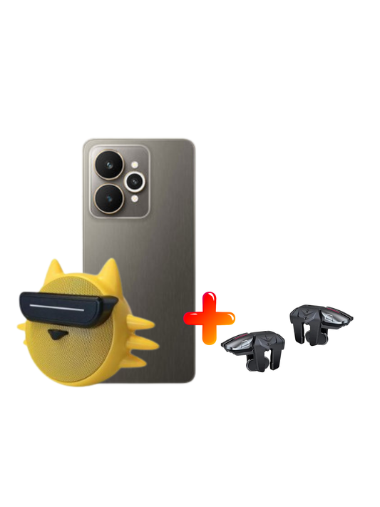 Realme 15 + Bocina REALMEOW + Gadgets Devia Gatillos Game Pad Pro 1  | RMX5106