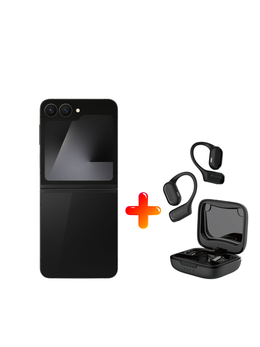 Samsung Galaxy Z Flip7 FE + Audífonos Devia OWS Pro1 Open Wireless | SM-F761B
