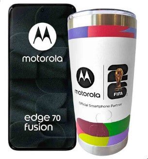 Motorola Edge 70 Fusion + Vaso edición limitada FIFA | XT2605-3