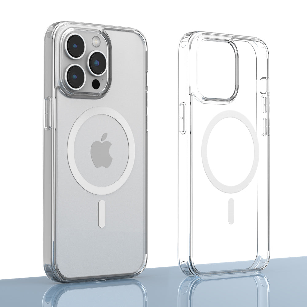 Devia Funda Pure Magnetic para iPhone 15 Pro Max Clear – Celular