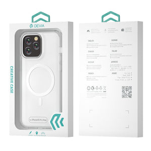 Devia Funda Pure Magnetic para iPhone 15 Pro Max Clear