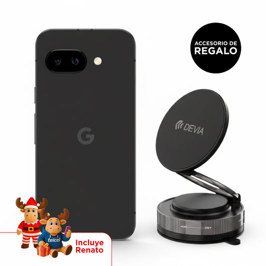 Combo Google Pixel 9a + Soporte Magnetico Devia Multi Angulo Metal