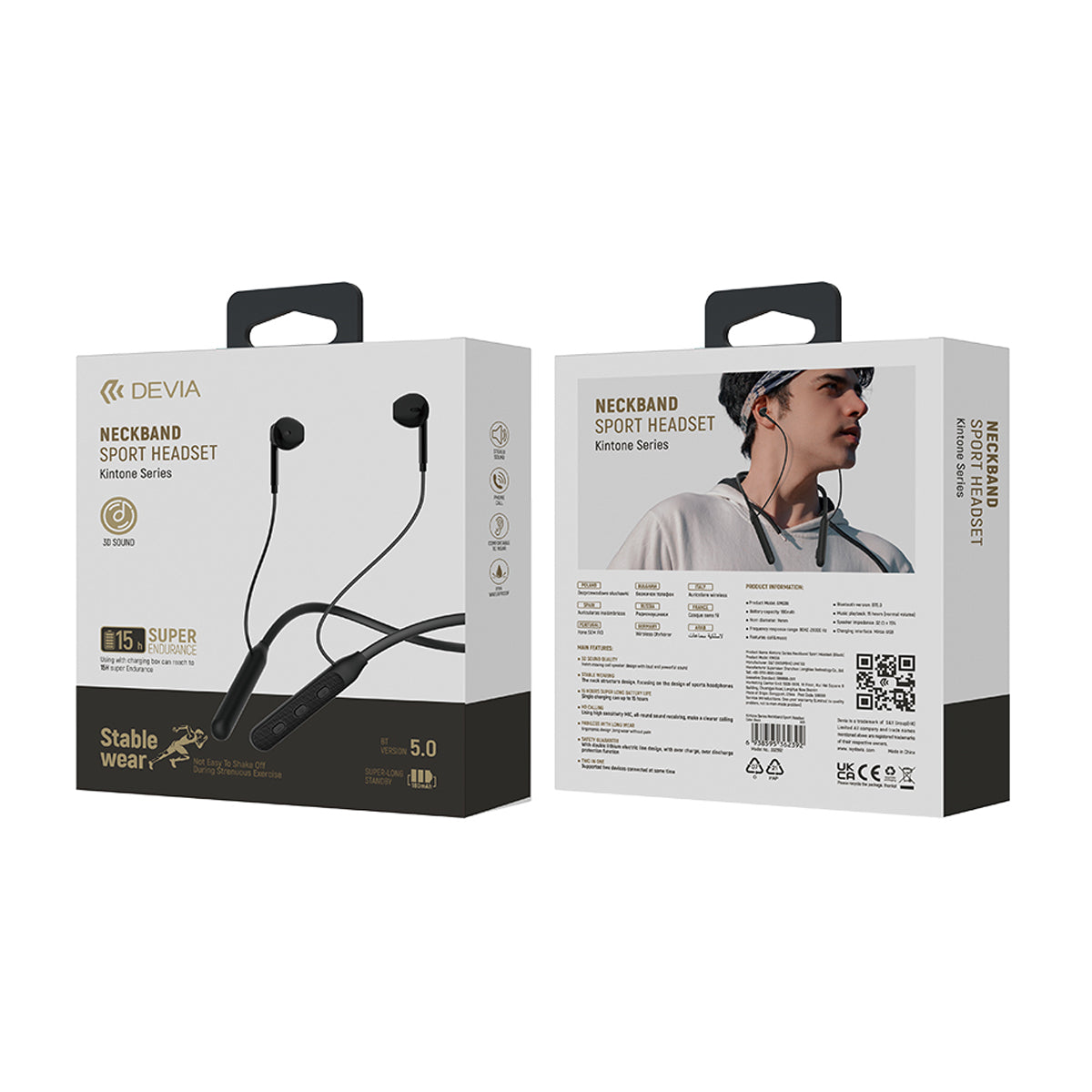 Devia Audífonos Devia Neckband Sport Earphone