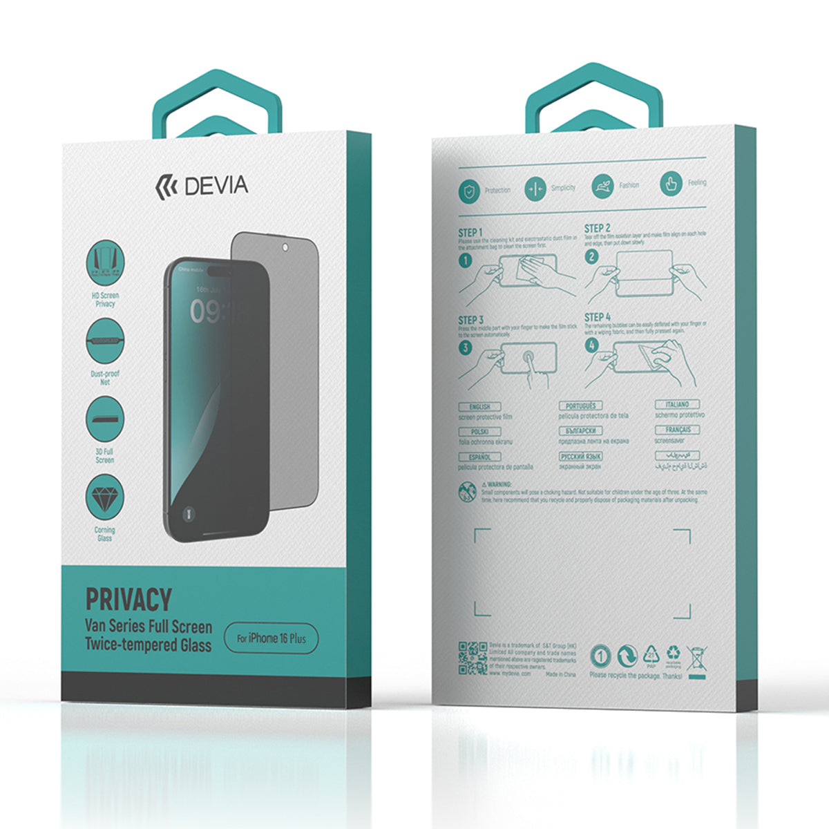 Devia Mica Tem Privacy iPhone 16 Plus