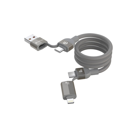 Devia Cable 4En1 Magnetic Usb-C-C-Ligt 1.2M