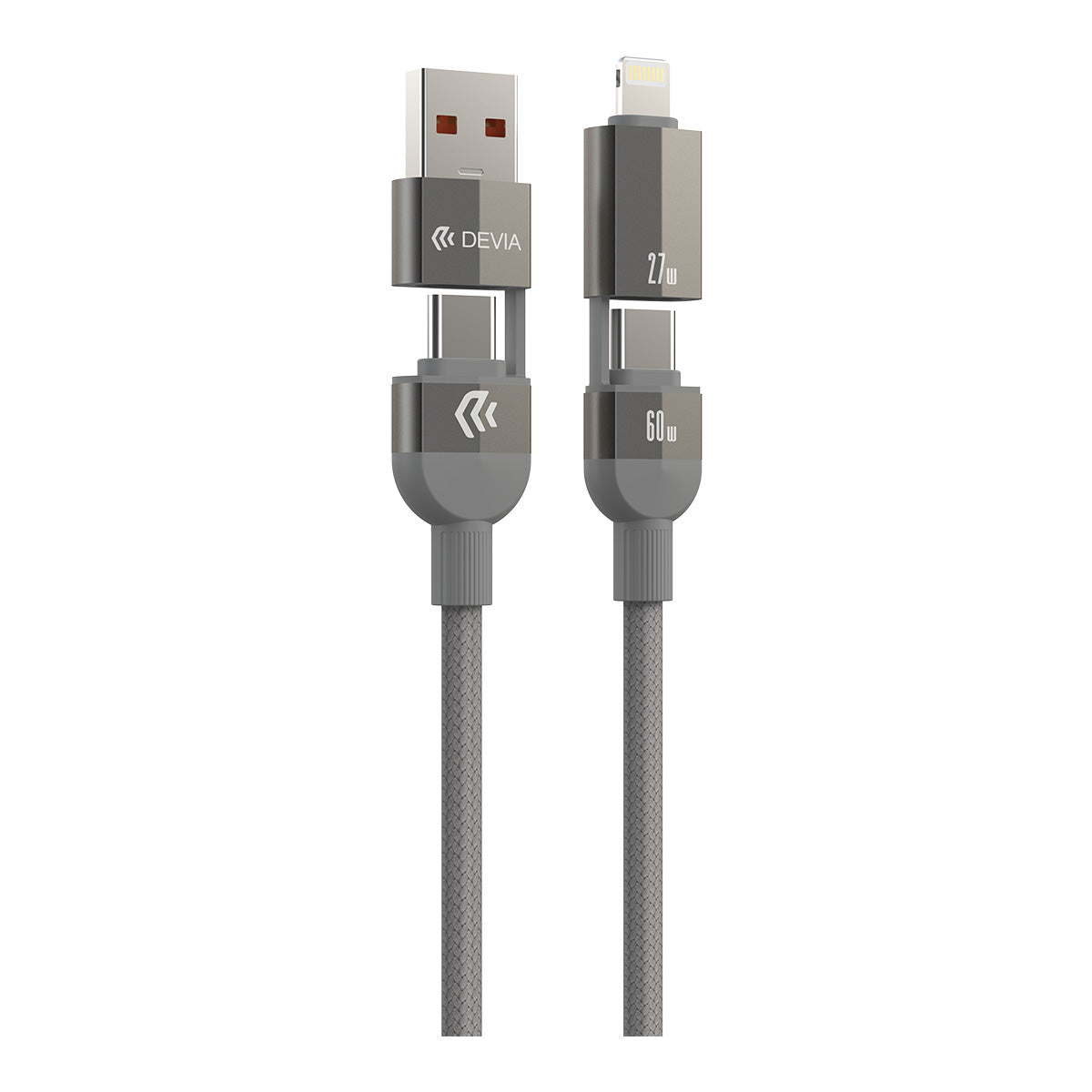 Devia Cable 4En1 Magnetic Usb-C-C-Ligt 1.2M