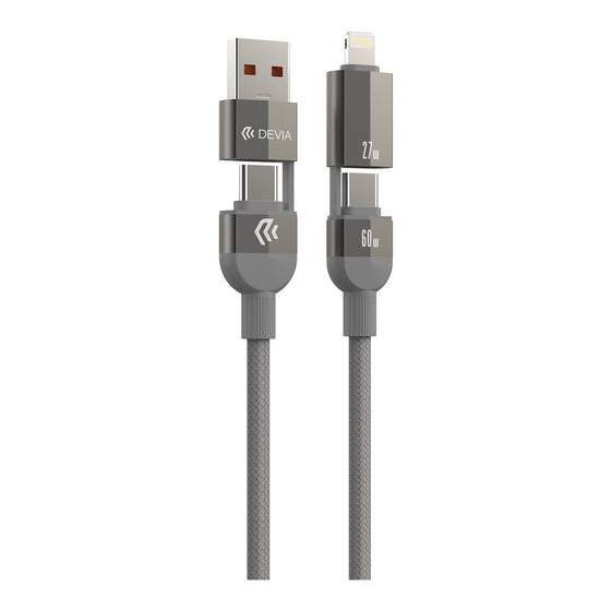 Devia Cable 4En1 Magnetic Usb-C-C-Ligt 1.2M