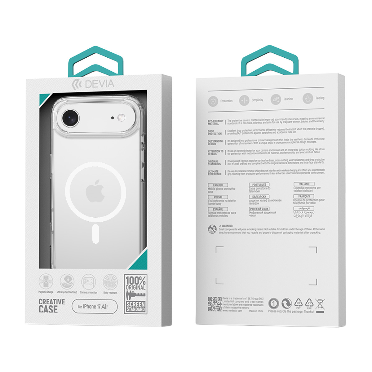 Devia Funda Pure Mag iPhone 17 Air