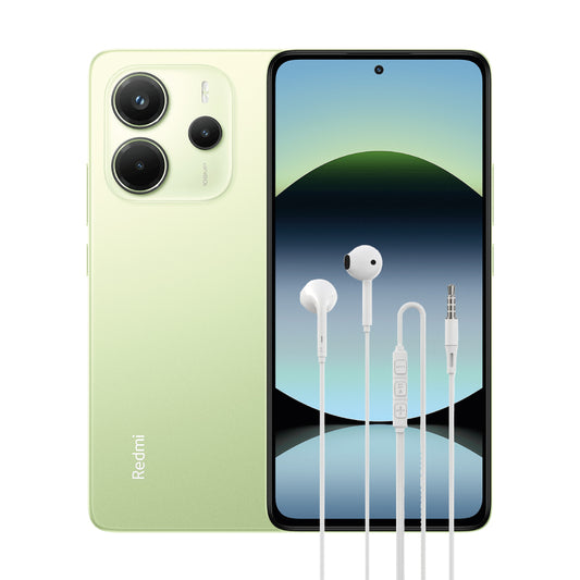 Xiaomi Redmi Note 14 + Audífonos Devia Alámbricos Kintone Series A3 (3.5mm)