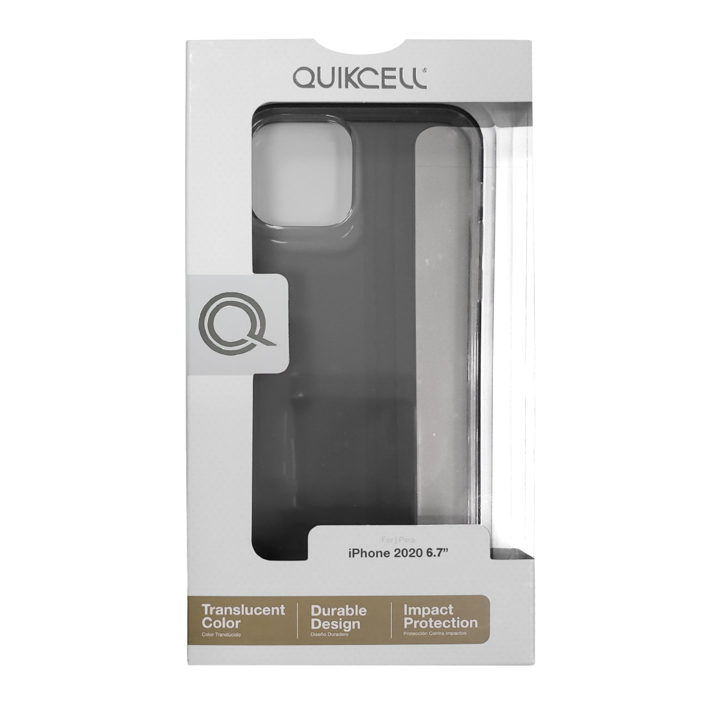 Quikcell Funda para iPhone 12 Pro Max Humo