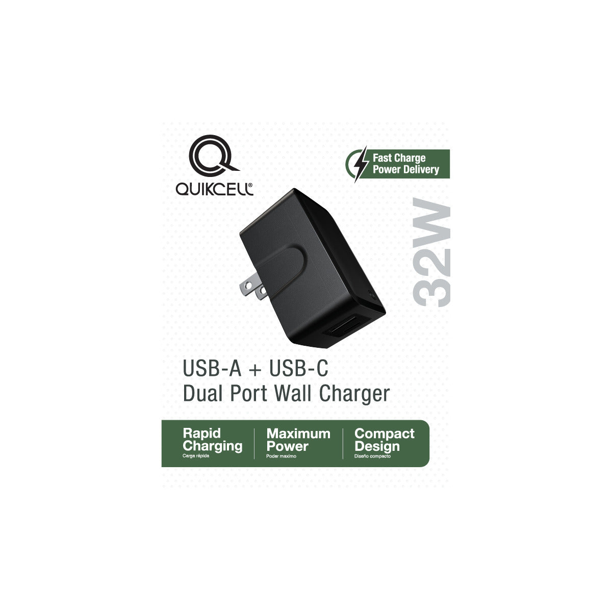 Cargador Quikcell Dual Pared